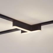Lindby LED-list 48 V Lumaro, svart, T-formad, dimbar