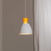 BEGA Hänglampa Studio Line 51277, vit/mässing, Ø 20 cm