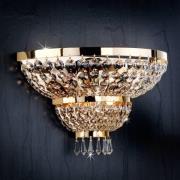 ORION 24-karatsförgylld vägglampa SHERATON med 3 ljus