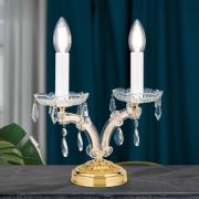 ORION Lyxig bordslampa TJURA med kristaller