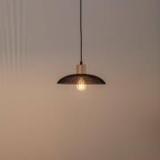 EMIBIG LIGHTING Hänglampa Kobe, 1 lampa, stål, trä, svart