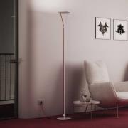 Fabbian LED-golvlampa Rio, vit, dimbar, 3.000 K, metall