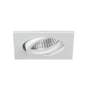 BRUMBERG Tirrel-S inbyggnadsspot kantig vit glans