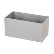 Euluna Elestren vägglampa, kantig, grå