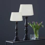 PR Home bordslampa Doris Omera vit/svart 64 cm tyg/trä