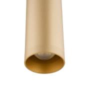 Argon LED-pendellampa Rulo, guld, Ø 3,2 cm, stål, 3000 K