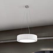 Bover LED-taklampa Urban, silver/vit, Ø 60 cm