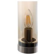 NOWA Bordslampa i flaskglas, bärnsten
