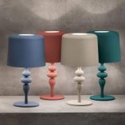 Masiero Bordslampa Eva TL1 M, höjd 53 cm oxidröd