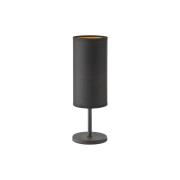 FH Lighting Bordslampa Kira, textilskärm, svart