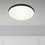 Briloner LED-taklampa Flet med bakgrundsbelysning, Ø 35,5 cm