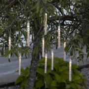 STAR TRADING LED-ljusslinga solcell Bubbly, 10 lampor, varmvit