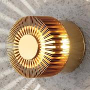 Konstsmide Bronsfärgad LED-utomhusvägglampa Monza