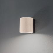 TK Lighting Vägglampa Eve, bok, trä, Ø 8 cm, GU10