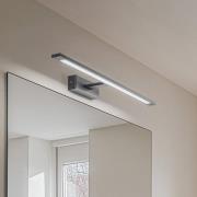 TK Lighting Gallery LED-vägglampa, svart, metall, bredd 62 cm, IP44