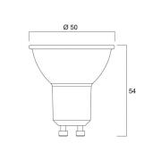 Sylvania LED reflektor GU10 7W 4.000K 36° 610 lm vit