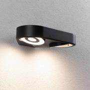 Paulmann LED-vägglampa Silma antracit 2 lampor IP44