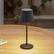 Lindby LED-bordslampa Esali, svart, metall, IP65