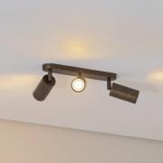 Luminex Takspotlight Link, titan-guldfärgad, längd 33 cm, 3 lampor.