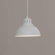 Luminex Sven hänglampa, 1 lampa, vit, stål, E27