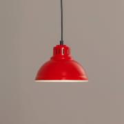 Luminex Sven hänglampa, 1 lampa, röd, stål, E27