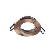 Deko-Light Samsola takinbyggnadslampa, kopparfärgad, Ø 8 cm, metall