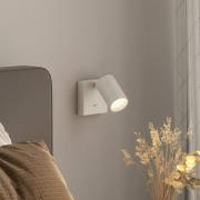 Deko-Light CAN TILT väggspot, vit, 10 x 10 cm, metall, GU10-kontakt