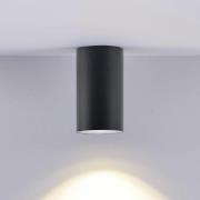 Deko-Light Downlight CAN, svart, IP44, Ø 6 cm, metall, GU10