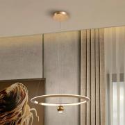 Schuller Valencia LED-hänglampa Orane guldfärgad, justerbar i höjdled,...
