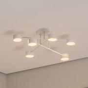 EMIBIG LIGHTING Modus 6 taklampa, stål, 6 lampor, GX53, vit
