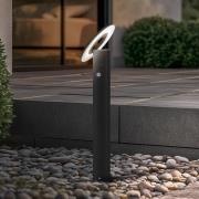 Arcchio LED-väglampa Tovio, antracit, Ø 24cm, sensor