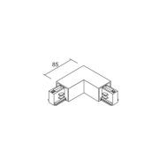Ivela L-koppling LKM DALI, svart, ledare vänster, 3-fas