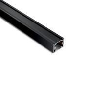 Ivela strömskena SQUARE 48 V, svart, längd 300 cm metall