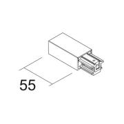 Ivela matning vänster SQUARE 48 V, svart, plast