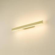 SLV LED-badrumsvägglampa One Linear, 52 cm, mässingsfärgad