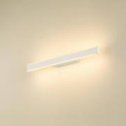 SLV LED-badrumsvägglampa One Linear, 52 cm, vit, metall, CCT
