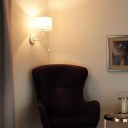 Duolla Roller vägglampa, jute, vit/beige, läslampa