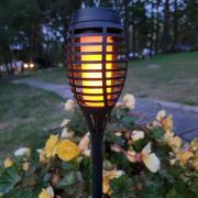 Näve LED-markspettslampa FANILO, svart, 45 cm, 5-pack IP44