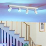 EGLO connect Smart LED-spot Melitello-Z, 4 lampor, vit