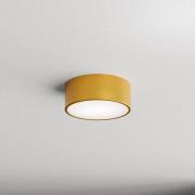 TEMAR LIGHTING Taklampa Cleo 200, guld, sensor, IP54, Ø 20 cm, metall