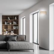 TEMAR LIGHTING Vägglampa Cleo D1DR410, ek, 41 cm lång, E27