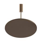 OLEV LED-taklampa FLUENTIS, brun, Ø 54 cm metall 2 700 K