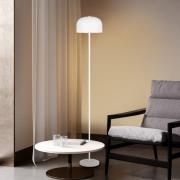 Reality Leuchten LED-golvlampa Jeff, vit, metall, höjd 147 cm