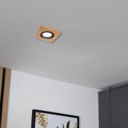 Lamkur Lighting Takinbyggnadslampa Tobby, 10 x 10 cm, ek, GU10