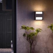 Philips LED-utomhusvägglampa Arbour, 2 lampor, 2-pack, 2 700 K