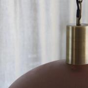 PR Home hänglampa Alton, Ø 60 cm, rostfärgad, metall, E27