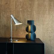 Dyberg Larsen bordslampa DL12, krom, höjd 39,5 cm, metall