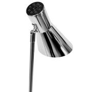 Dyberg Larsen Golvlampa DL12, krom, höjd 139 cm, metall