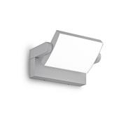 Ideallux Ideal Lux LED-utomhusvägglampa Swipe, grå, IP54, 3 000 K