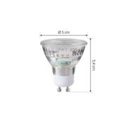 Arcchio LED-lampa GU10 2,5W 2700K 450lm glas set om 3